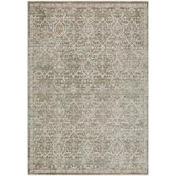 Rackhams Galey Alix Myrtle Avenue-Vintage Brown Green Grey Traditional Boho Fringe Rug - 160 x 230 cm - thumbnail 2