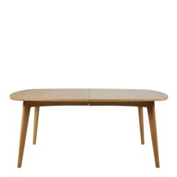 Rackhams Marte Dining Table in Oak - Brown - No - Brown - thumbnail 2
