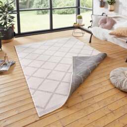 Rackhams Corsica Reversible Cream Rug Indoor - Outdoor - 200X290 cm - thumbnail 2