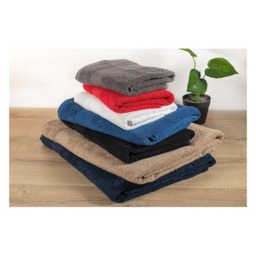 Rackhams Terry Organic Cotton Towel - Black - One Size - Black - 100% Organic Cotton - thumbnail 6