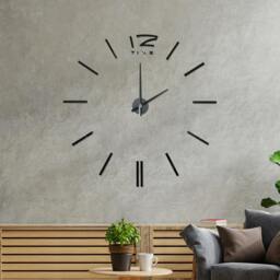 Rackhams WC2046 - Black 3D Giant Wall Clock - thumbnail 3