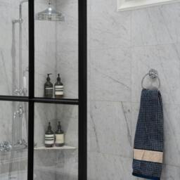 Rackhams Polished Chrome Towel Ring (W) 15.5cm Wall Mounted with Concealed Screws Bathroom Towel Holder - thumbnail 2
