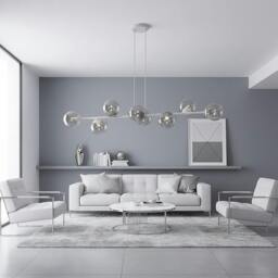 Rackhams MAGNUS Pendant Lamp 8 x E14 Grey / Graphite - thumbnail 5