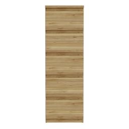 Rackhams Edmore 5 Drawer Tall Narrow Chest in Mauvella Oak - Standard - Mauvella Oak - Manufactured Wood - thumbnail 3