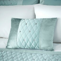 Rackhams Sequin Cluster Cushion - Silver Grey - thumbnail 2