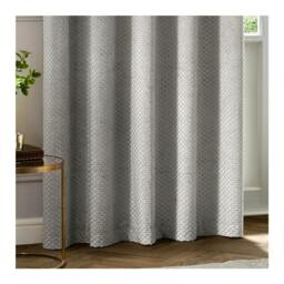Rackhams Neptune Velvet Eyelet Curtains - Silver - 229cm x 229cm - Silver - 100% Polyester - thumbnail 3