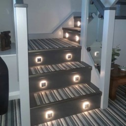 Rackhams Square 1 Watt Recessed Mini Interior Step Light - thumbnail 1