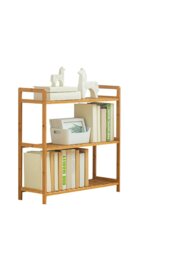 Rackhams 3 Tier Wood Audriel Bookcase - Brown - thumbnail 3