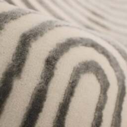 Rackhams Zeo Deco Arcs Natural Rug – Soft 3D Texture - 120X170 cm - thumbnail 2