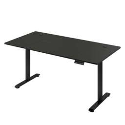 Rackhams Electric Standing Desk  Adjustable Height Workstation 160cm Metal Frame - White - thumbnail 3
