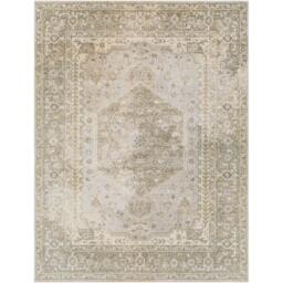 Rackhams Lillian-Washable Orange Brown Traditional Vintage Boho Rug - 200cm_diameter - thumbnail 3