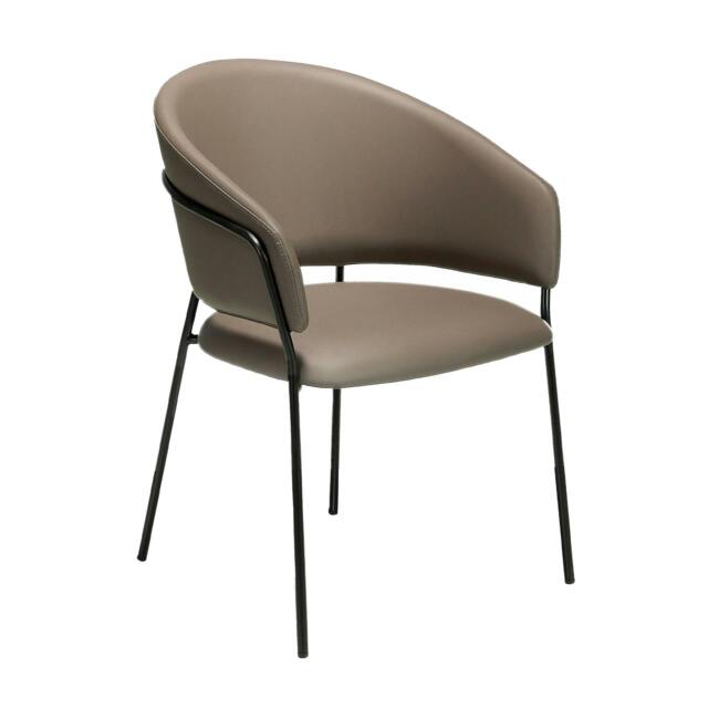Rackhams Dark Mink Leatherette Chair 4088 - image 1