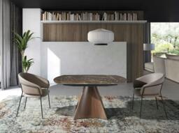 Rackhams Dark Mink Leatherette Chair 4088 - thumbnail 4