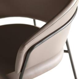 Rackhams Dark Mink Leatherette Chair 4088 - thumbnail 5