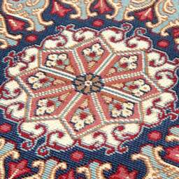 Rackhams Kadi Indoor & Outdoor Rug Red Blue - 80X165 cm - thumbnail 2