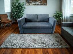 Rackhams The Brenta 2 Seater Slide Storage Sofa in Grey, Silver or Navy - Silver