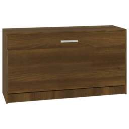 Rackhams Shoe Bench Brown Oak 80x24x45 cm Engineered Wood - thumbnail 2