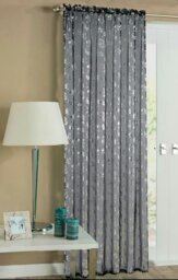 Rackhams Geneva Slot Top Voile Panel - 150cm x 137cm - Cream - thumbnail 5
