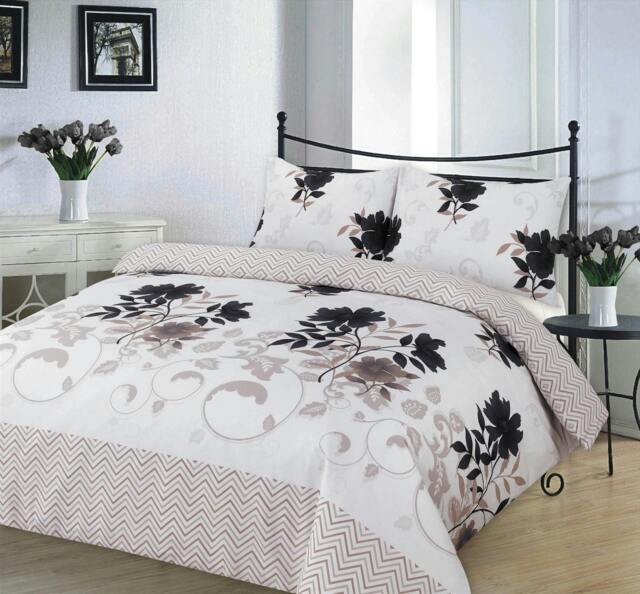 Rackhams Bethany Black Duvet Cover Set - Double - image 1