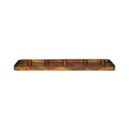 Rackhams Rectangle Centrepiece Metal with Magnetic Candle Holders - Copper - thumbnail 1