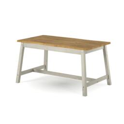 Rackhams Linea Large Live-Edge Dining Table - Grey - thumbnail 1