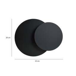 Rackhams CIRCLE Wall lamp 1 x G9 Black - thumbnail 6