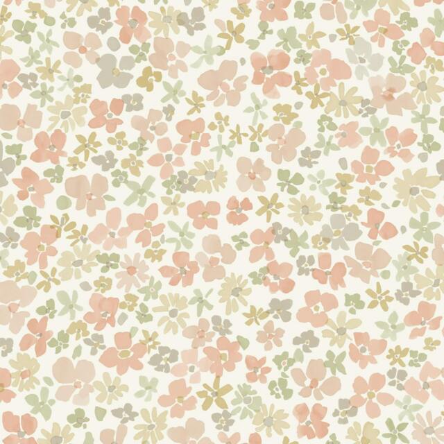 Rackhams Veronica Ditsy Daisy Floral Nursery Textured Wallpaper, Multi - image 1