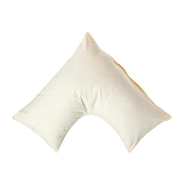Rackhams Egyptian Cotton V Shaped Pillowcase 200 TC - Cream - image 1
