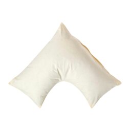Rackhams Egyptian Cotton V Shaped Pillowcase 200 TC - Cream