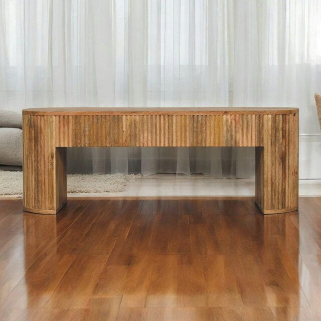 Rackhams Solid Wood Soba Straight Media Unit - image 1