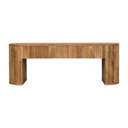 Rackhams Solid Wood Soba Straight Media Unit - thumbnail 2
