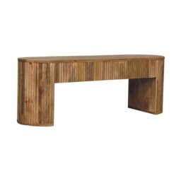 Rackhams Solid Wood Soba Straight Media Unit - thumbnail 4