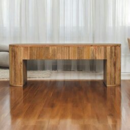 Rackhams Solid Wood Soba Straight Media Unit - thumbnail 1