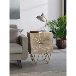 Rackhams Side Table Barbuto Light Mango - Light Brown - Wooden - 1