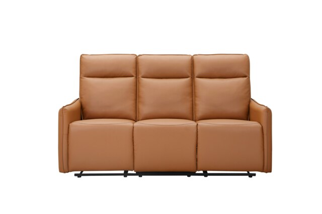 Rackhams Lugo 3-Seat Sofa Man Cognac PU - Red - image 1