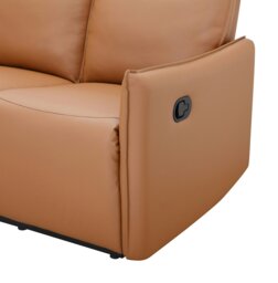 Rackhams Lugo 3-Seat Sofa Man Cognac PU - Red - thumbnail 5