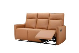 Rackhams Lugo 3-Seat Sofa Man Cognac PU - Red - thumbnail 4