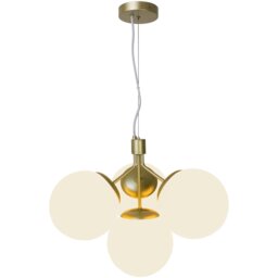 Rackhams Ivona 4-Spot - Ceiling pendant - Brass - Gold - Glass - 1 - thumbnail 2