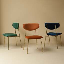 Rackhams Urban Dining Chair, Velvet - Green - 4 - thumbnail 2