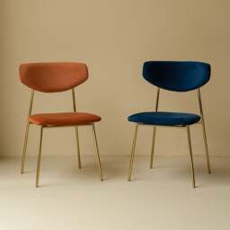 Rackhams Urban Dining Chair, Velvet - Green - 4 - thumbnail 3