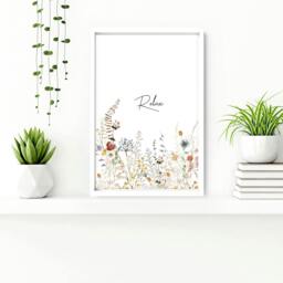 Rackhams Bathroom Art - Set of 3 wall art prints - 16 x 22 inches / 40.65 cm x 56 cm - Polyester Canvas 260 gsm - Canvas wrapped - thumbnail 6