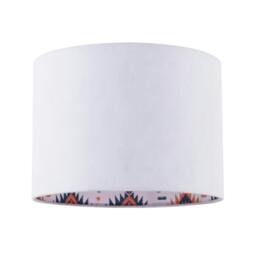 Rackhams Western Cactus Themed White Linen Lamp Shade with Inner Vibrant Print