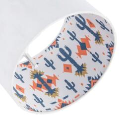 Rackhams Western Cactus Themed White Linen Lamp Shade with Inner Vibrant Print - thumbnail 5