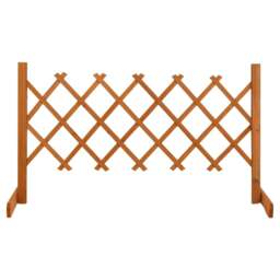 Rackhams Garden Trellis Fence Orange 120x60 cm Solid Firwood