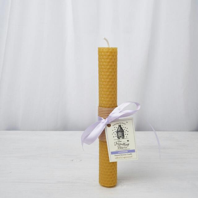 Rackhams Beeswax Lavender Candle - image 1