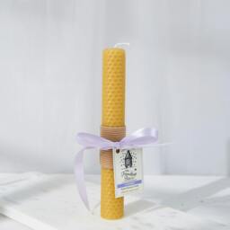 Rackhams Beeswax Lavender Candle - thumbnail 3