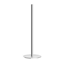 Rackhams Polished Stainless Steel Freestanding Spare Toilet Roll Holder