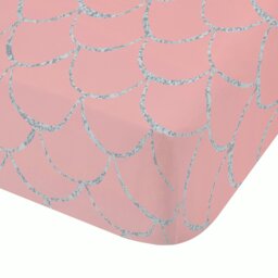 Rackhams Mermaid Ombre Fitted Sheet - Double - thumbnail 2