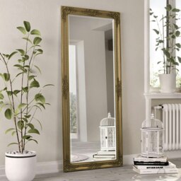 Rackhams Kingsbury Full Length Mirror Antique Gold 61cm x 150cm - Silver