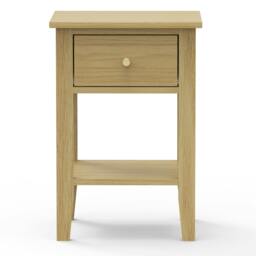 Rackhams Henley 1-Drawer Bedside Cabinet with Undershelf - thumbnail 6